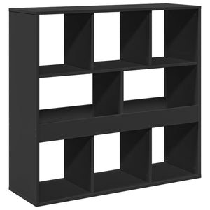 vidaXL Book Cabinet/Room Divider Black 100x33x94.5 cm