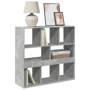 vidaXL Book Cabinet/Room Divider Concrete Grey 100x33x94.5 cm