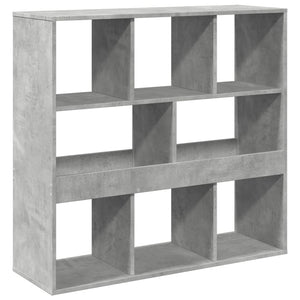 vidaXL Book Cabinet/Room Divider Concrete Grey 100x33x94.5 cm