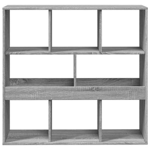 vidaXL Book Cabinet/Room Divider Grey Sonoma 100x33x94.5 cm