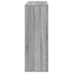 vidaXL Book Cabinet/Room Divider Grey Sonoma 100x33x94.5 cm