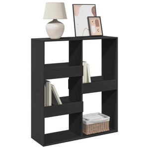 vidaXL Book Cabinet/Room Divider Black 100x33x115 cm