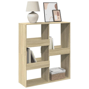 vidaXL Book Cabinet/Room Divider Sonoma Oak 100x33x115 cm