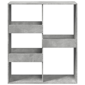 vidaXL Book Cabinet/Room Divider Concrete Grey 100x33x115 cm