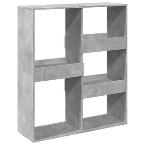 vidaXL Book Cabinet/Room Divider Concrete Grey 100x33x115 cm