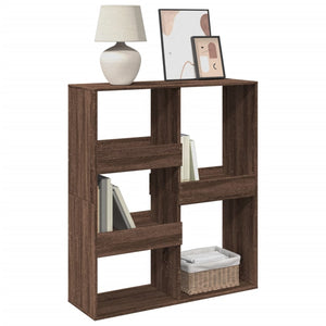 vidaXL Book Cabinet/Room Divider Brown Oak 100x33x115 cm