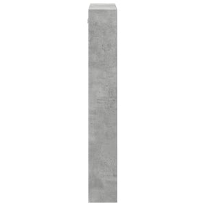 vidaXL Wall Cabinet Concrete Grey 50x15x100 cm Engineered Wood