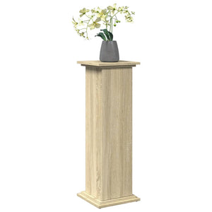 vidaXL Display Stand with Storage Sonoma Oak 31x30x90 cm Engineered Wood