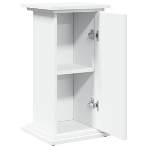 vidaXL Display Stand with Storage White 31x30x60 cm Engineered Wood