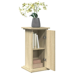 vidaXL Display Stand with Storage Sonoma Oak 31x30x60 cm Engineered Wood