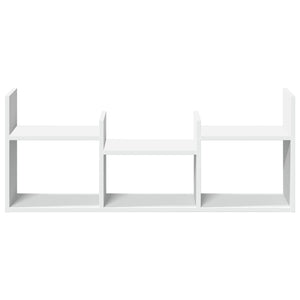 vidaXL Wall Cabinet 100x18x40 cm White Engineered Wood