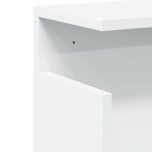 vidaXL Wall Cabinet 60x20x30 cm White Engineered Wood