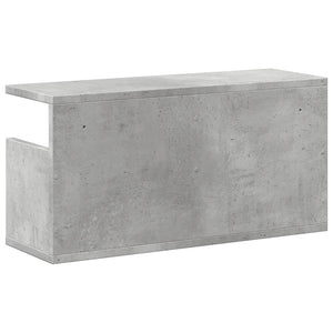 vidaXL Wall Cabinet 60x20x30 cm Concrete Grey Engineered Wood