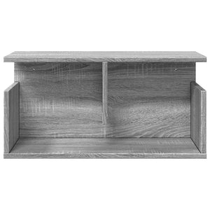 vidaXL Wall Cabinet 60x20x30 cm Grey Sonoma Engineered Wood