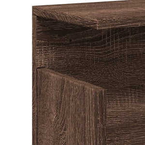 vidaXL Wall Cabinet 60x20x30 cm Brown Oak Engineered Wood