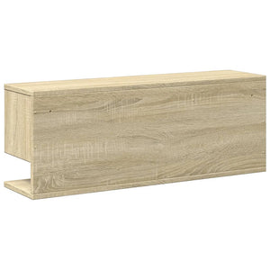 vidaXL Wall Cabinet 80x20x30 cm Sonoma Oak Engineered Wood