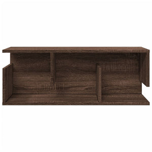 vidaXL Wall Cabinet 80x20x30 cm Brown Oak Engineered Wood