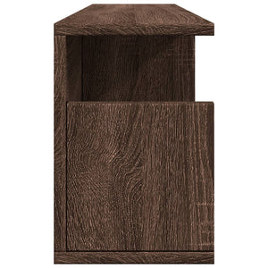 vidaXL Wall Cabinet 80x20x30 cm Brown Oak Engineered Wood