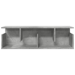 vidaXL Wall Cabinet 100x20x30 cm Concrete Grey Engineered Wood