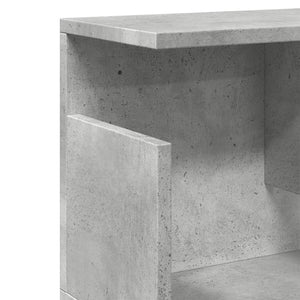 vidaXL Wall Cabinet 100x20x30 cm Concrete Grey Engineered Wood