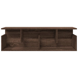 vidaXL Wall Cabinet 100x20x30 cm Brown Oak Engineered Wood