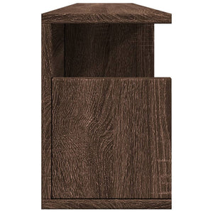 vidaXL Wall Cabinet 100x20x30 cm Brown Oak Engineered Wood