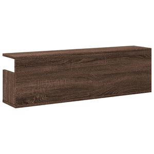 vidaXL Wall Cabinet 100x20x30 cm Brown Oak Engineered Wood