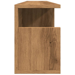 vidaXL Wall Cabinet 100x20x30 cm Artisian Oak Engineered Wood