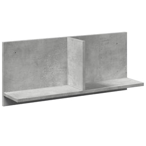 vidaXL Wall Cabinet 70x16.5x30 cm Concrete Grey Engineered Wood