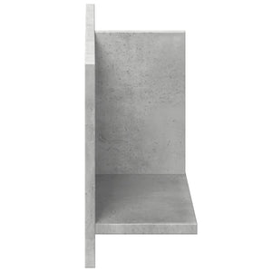 vidaXL Wall Cabinet 70x16.5x30 cm Concrete Grey Engineered Wood