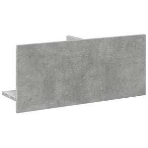 vidaXL Wall Cabinet 70x16.5x30 cm Concrete Grey Engineered Wood