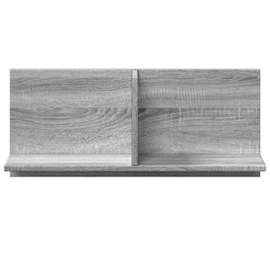 vidaXL Wall Cabinet 70x16.5x30 cm Grey Sonoma Engineered Wood