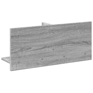 vidaXL Wall Cabinet 70x16.5x30 cm Grey Sonoma Engineered Wood