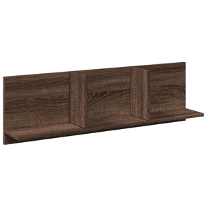 vidaXL Wall Cabinet 100x16.5x30 cm Brown Oak Engineered Wood