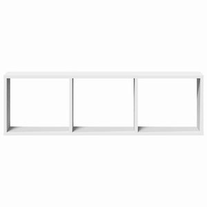 vidaXL Wall Cabinet 100x16x30 cm White Engineered Wood