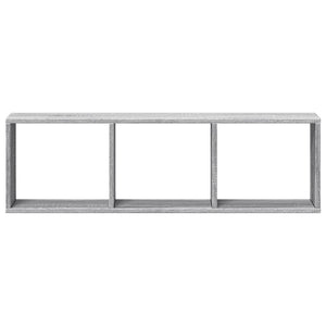 vidaXL Wall Cabinet 100x16x30 cm Grey Sonoma Engineered Wood