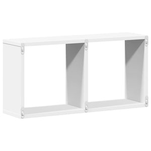 vidaXL Wall Cabinet 60x16x30 cm White Engineered Wood