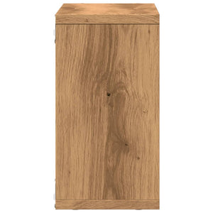 vidaXL Wall Cabinet 60x16x30 cm Artisian Oak Engineered Wood