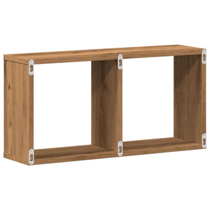 vidaXL Wall Cabinet 60x16x30 cm Artisian Oak Engineered Wood