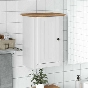 vidaXL Bathroom Wall Cabinet BODO White and Brown 44x30x60 cm