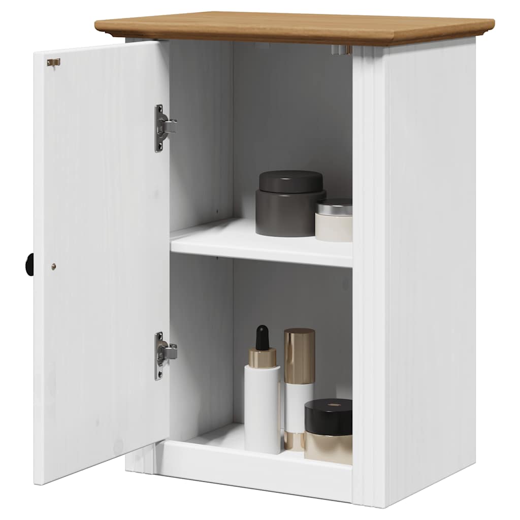 vidaXL Bathroom Wall Cabinet BODO White and Brown 44x30x60 cm