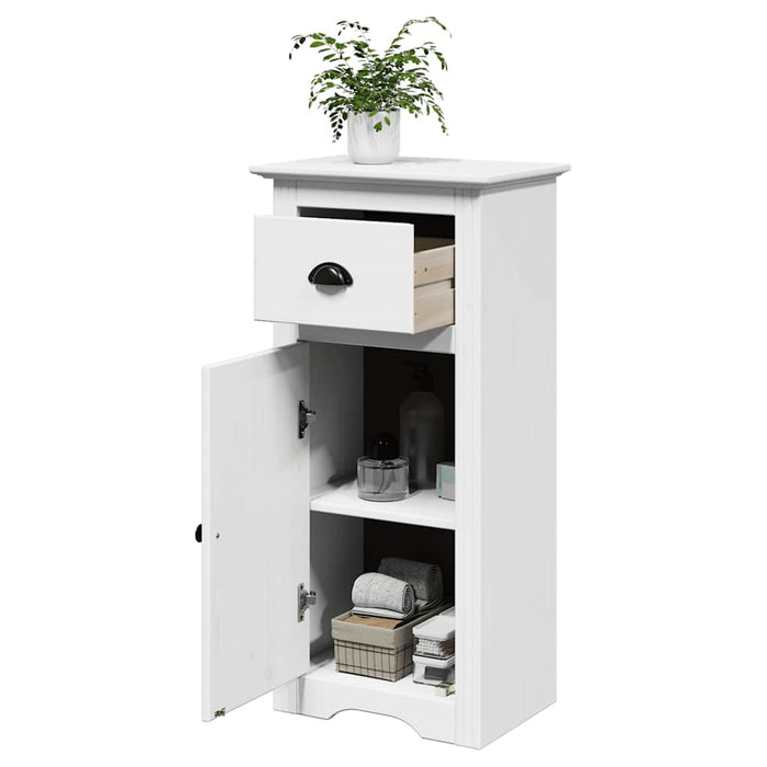 vidaXL Bathroom Cabinet BODO White 44x30x90 cm