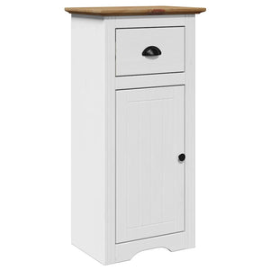 vidaXL Bathroom Cabinet BODO White and Brown 44x30x90 cm