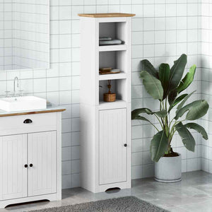 vidaXL Bathroom Cabinet BODO White and Brown 44x30x160 cm