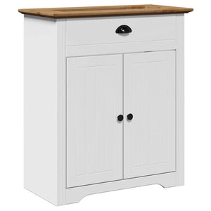 vidaXL Bathroom Sink Cabinet BODO White and Brown 70x35x80 cm