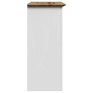 vidaXL Bathroom Sink Cabinet BODO White and Brown 70x35x80 cm