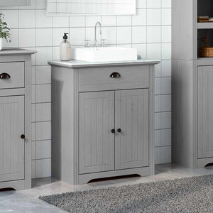 vidaXL Bathroom Sink Cabinet BODO Grey 70x35x80 cm