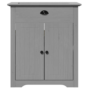 vidaXL Bathroom Sink Cabinet BODO Grey 70x35x80 cm