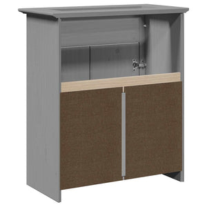 vidaXL Bathroom Sink Cabinet BODO Grey 70x35x80 cm