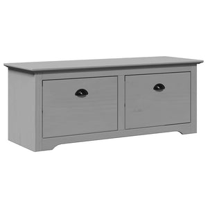 vidaXL Hallway Bench BODO Grey 114x40x45 cm